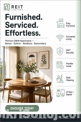 Comfortable & Stylish Living Services Apartment